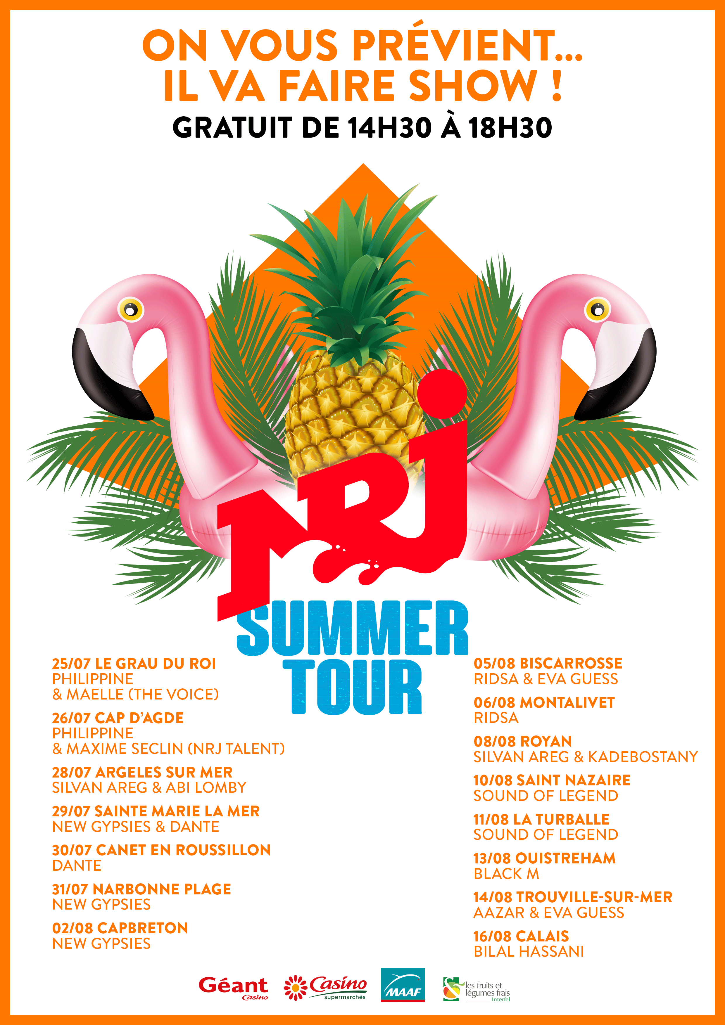 NRJ et ses partenaires préparent le "NRJ Summer Tour"