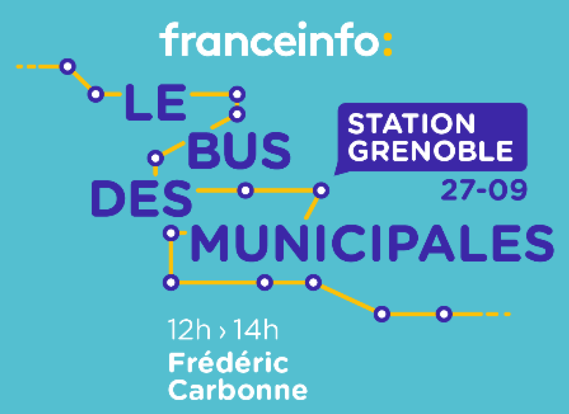 Le bus de franceinfo s'arrête à Grenoble