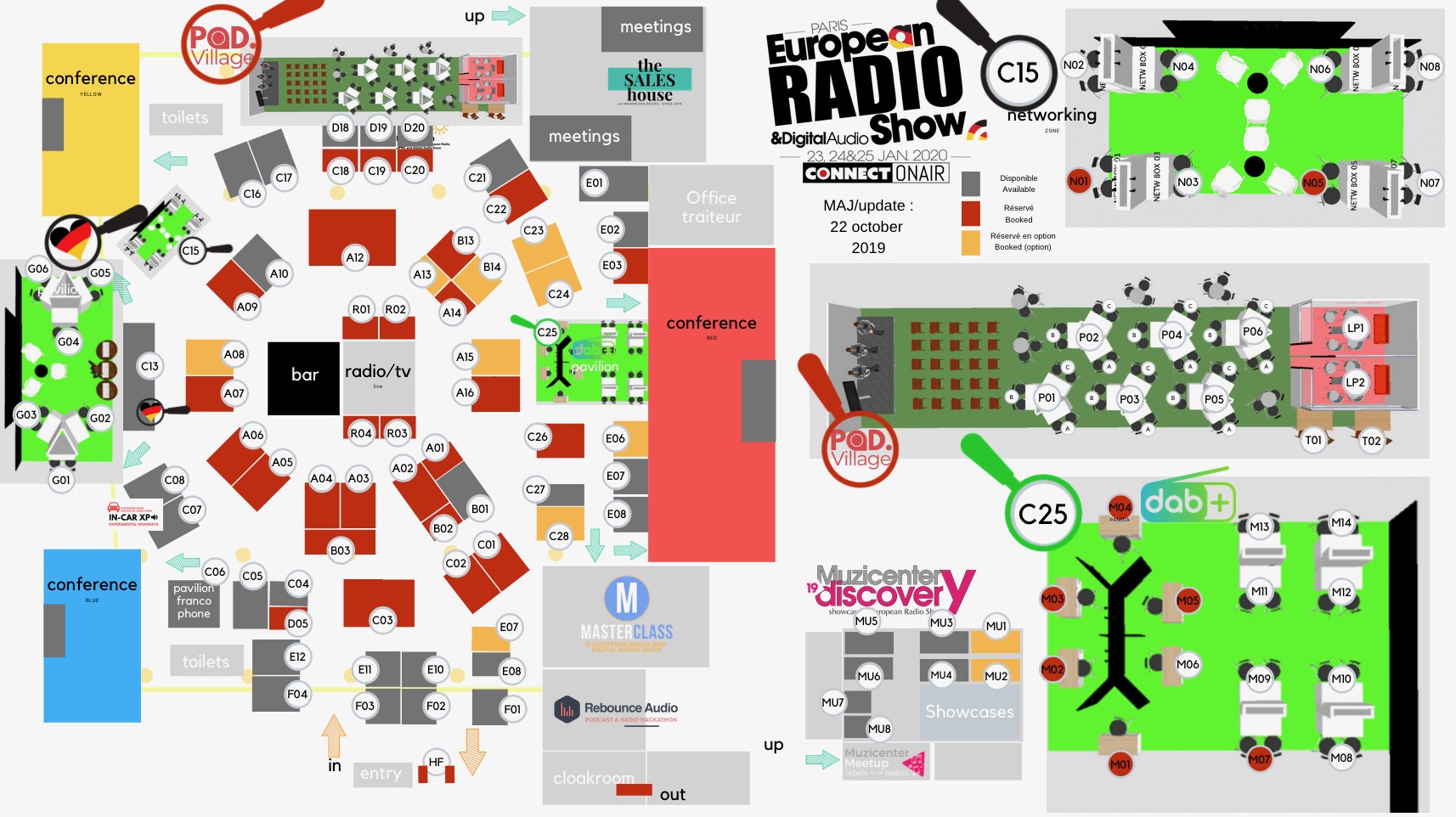 Réservez votre stand au Salon de la Radio 2020