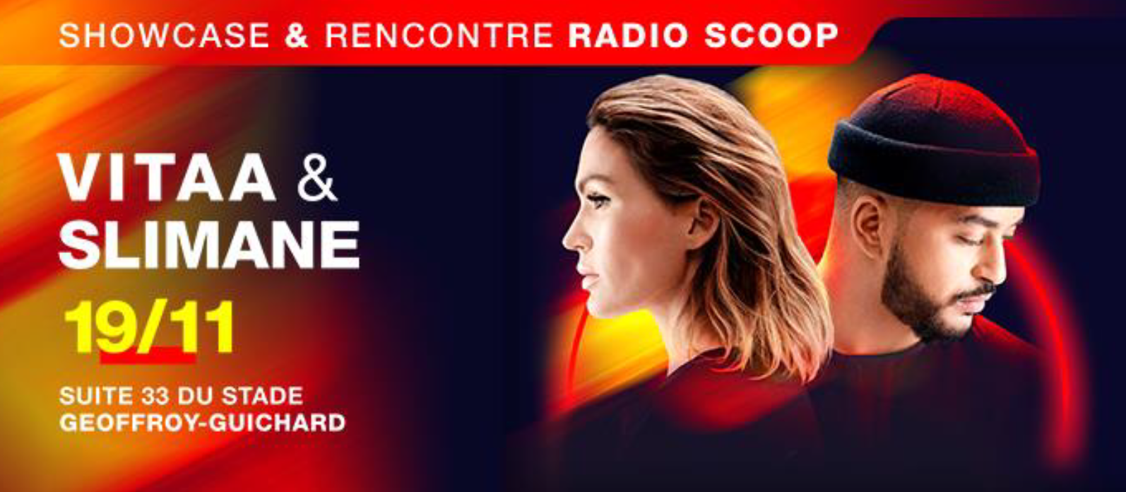 Radio Scoop reçoit Vitaa et Slimane à Saint-Étienne