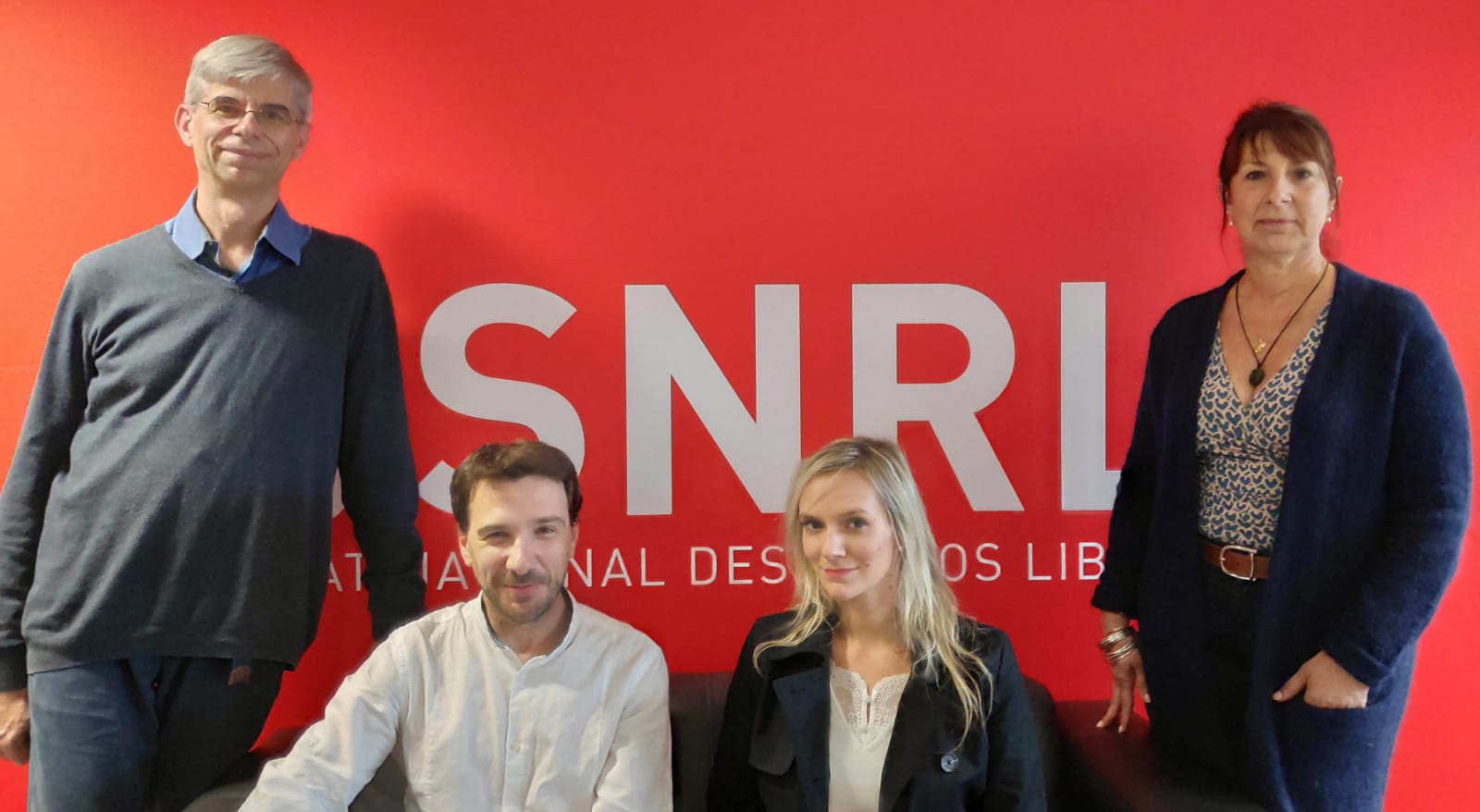 Yann Artiguelongue, Christophe Betbeder, Mélanie Charpentier-Torrente et Mireille Alfare de Lorenzo © SNRL