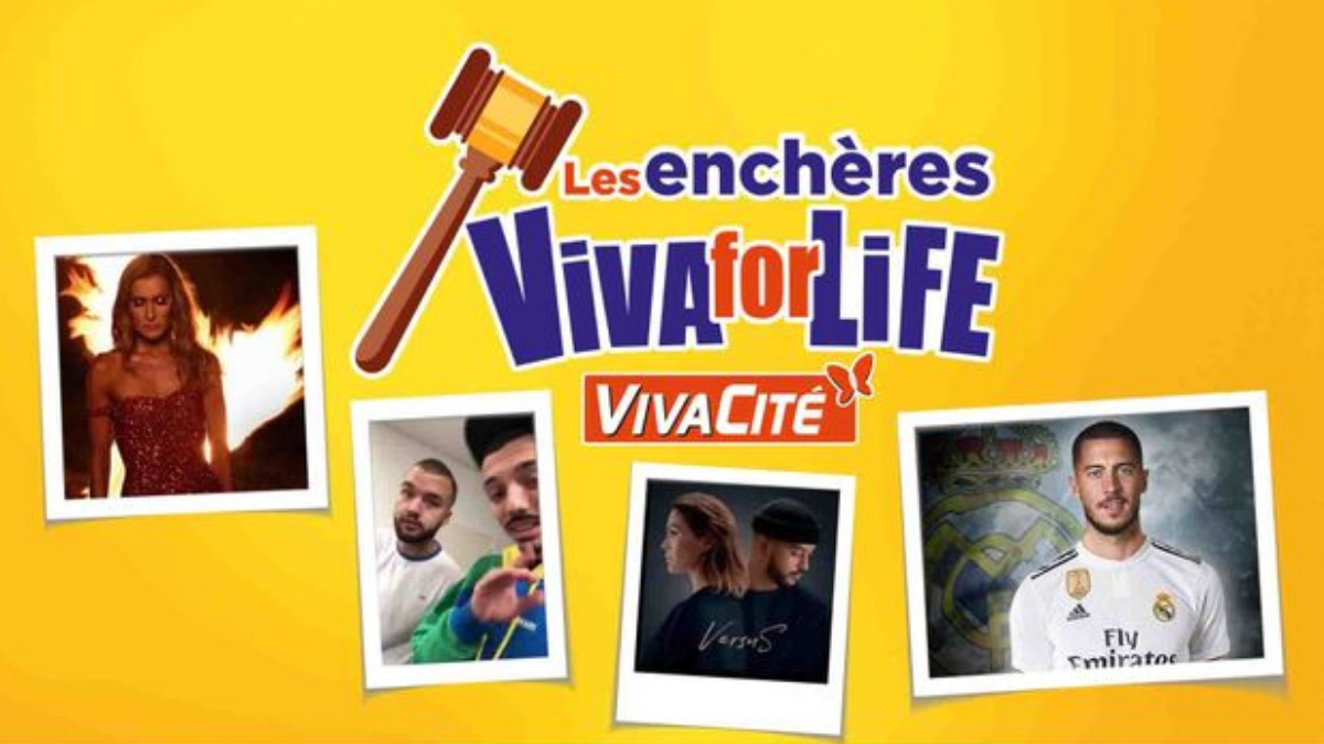 VivaCité : une vente aux enchères au profit de "Viva for Life"