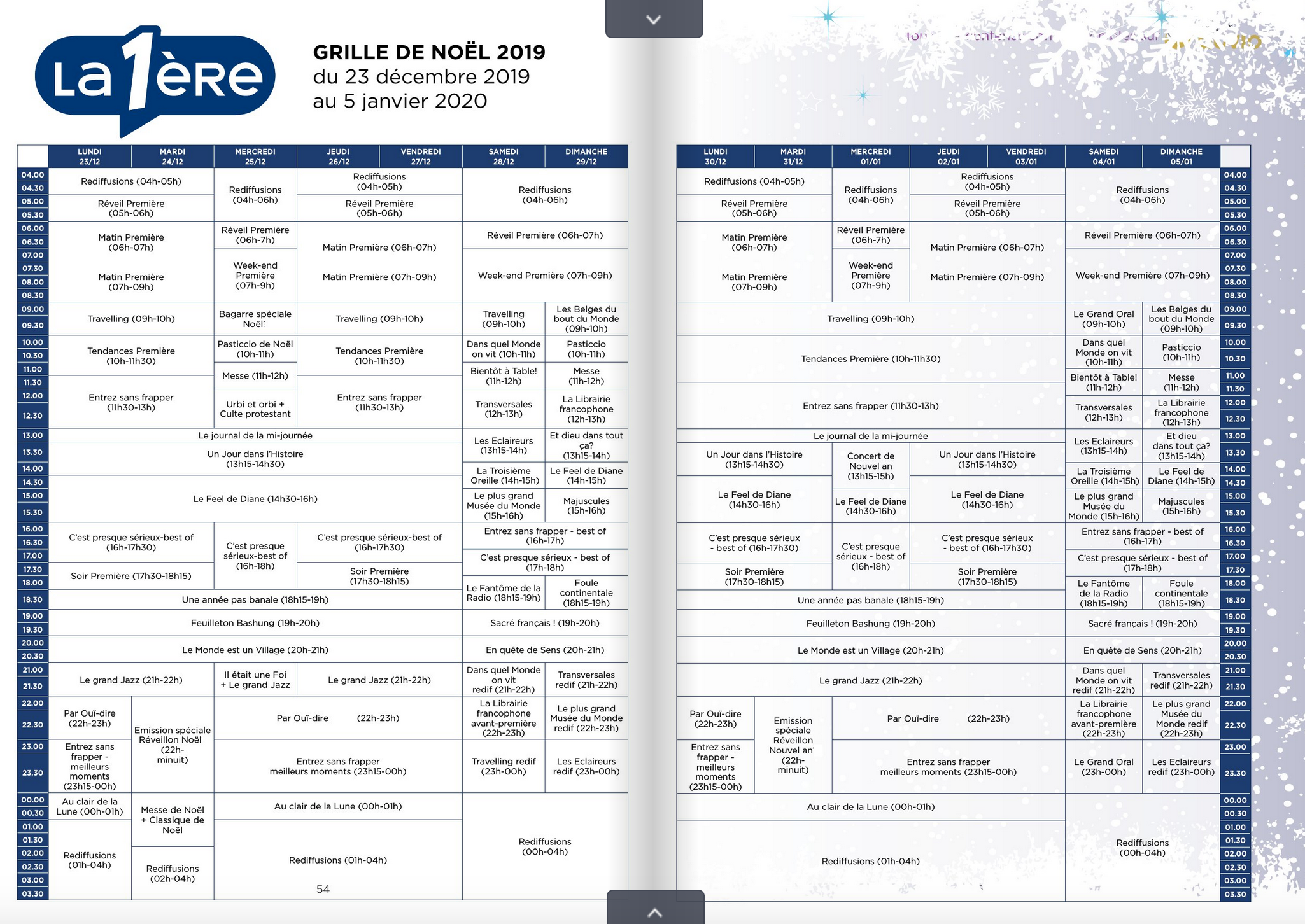 La RTBF prépare les fêtes de fin d'année
