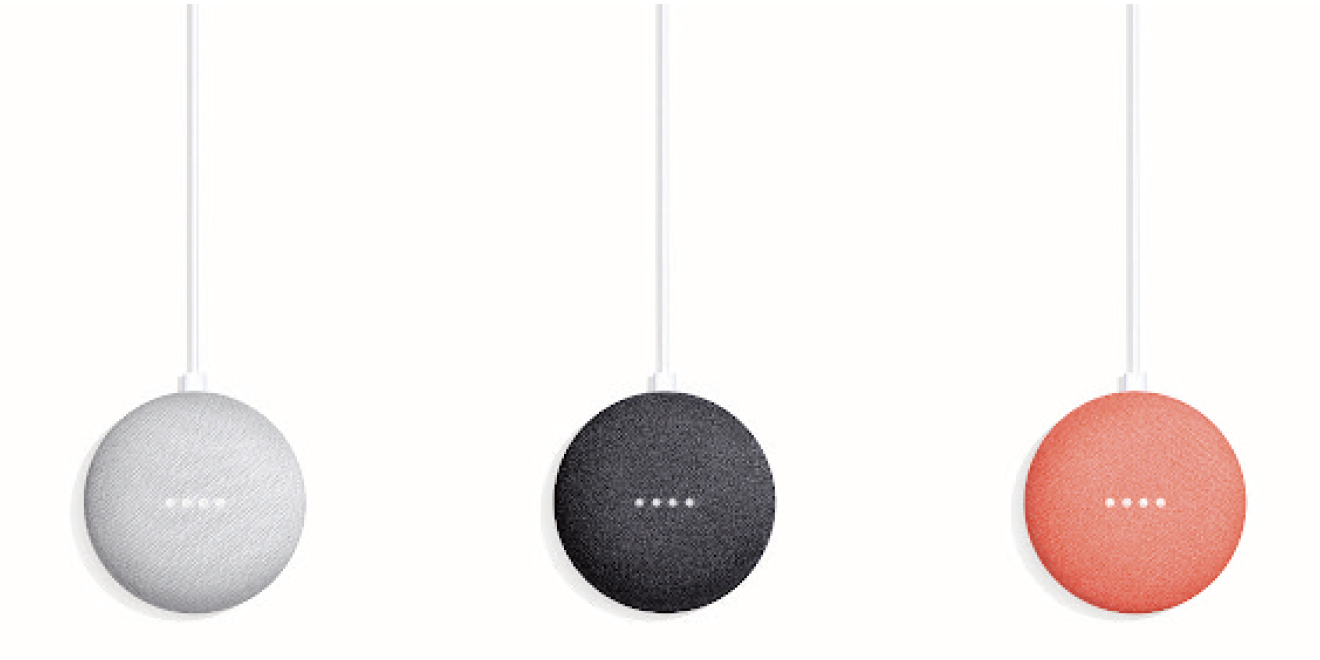 Google étoffe sa gamme d'enceintes connectées et les rebaptisent Google Nest. © Google