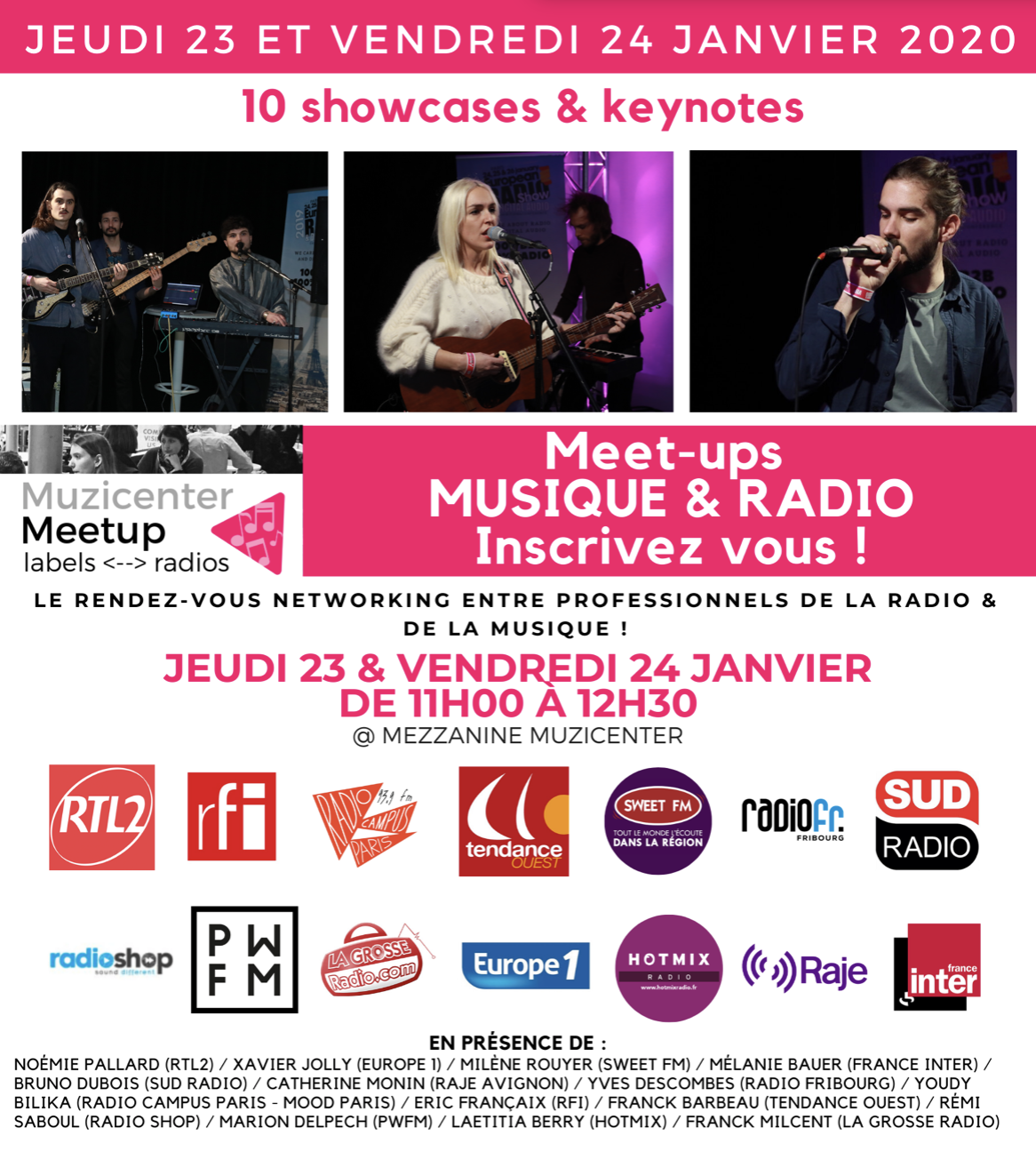 Inscrivez-vous aux Meet-ups Muzicenter Discovery