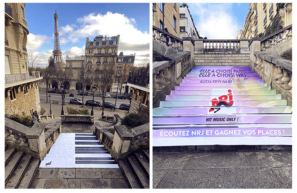 Vendredi, NRJ a investi les rues de Paris