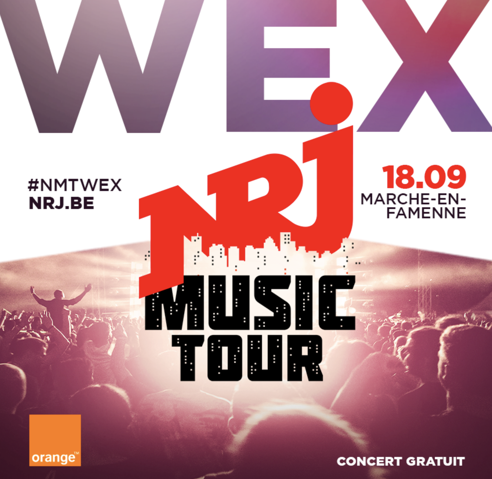Belgique : le NRJ Music Tour reporté