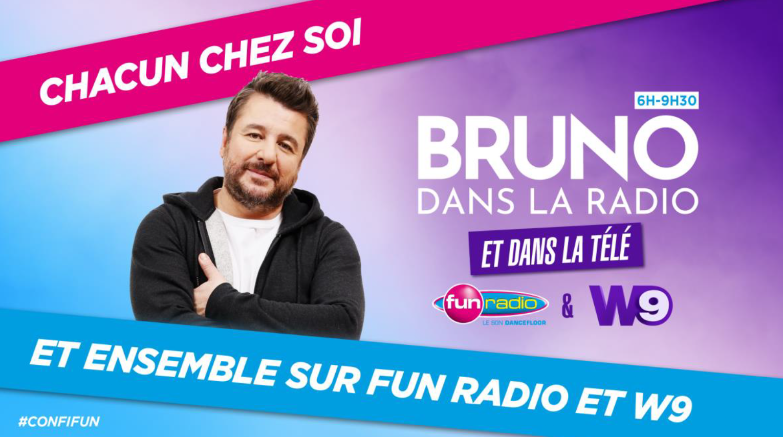 Covid-19 : l'émission "Bruno dans la radio" diffusée en direct sur W9