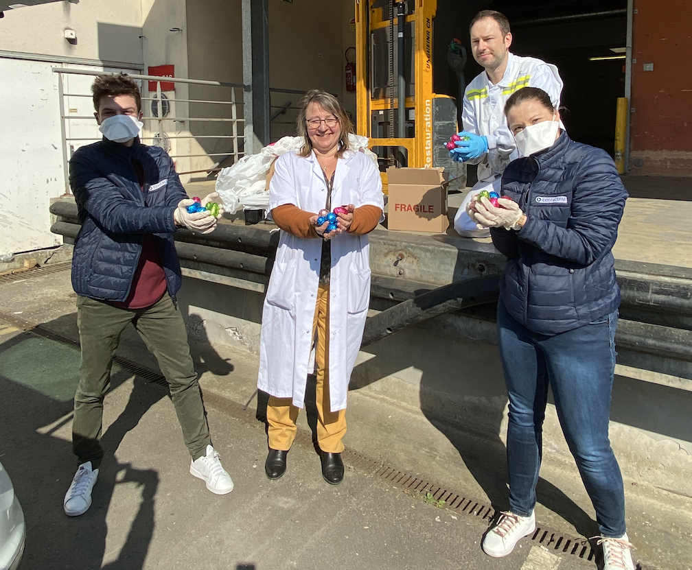 Contact FM a offert 900 oeufs de Pâques au CHU de Lille