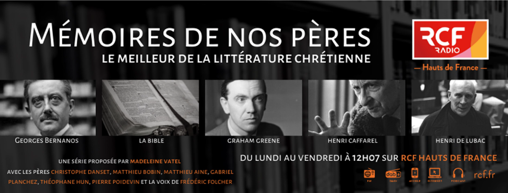 RCF Hauts-de-France lance une nouvelle série consacrée à la littérature chrétienne 