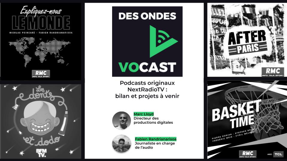 RMC/BFM : bilan des podcasts originaux et nouveaux contenus dans "Des Ondes Vocast"