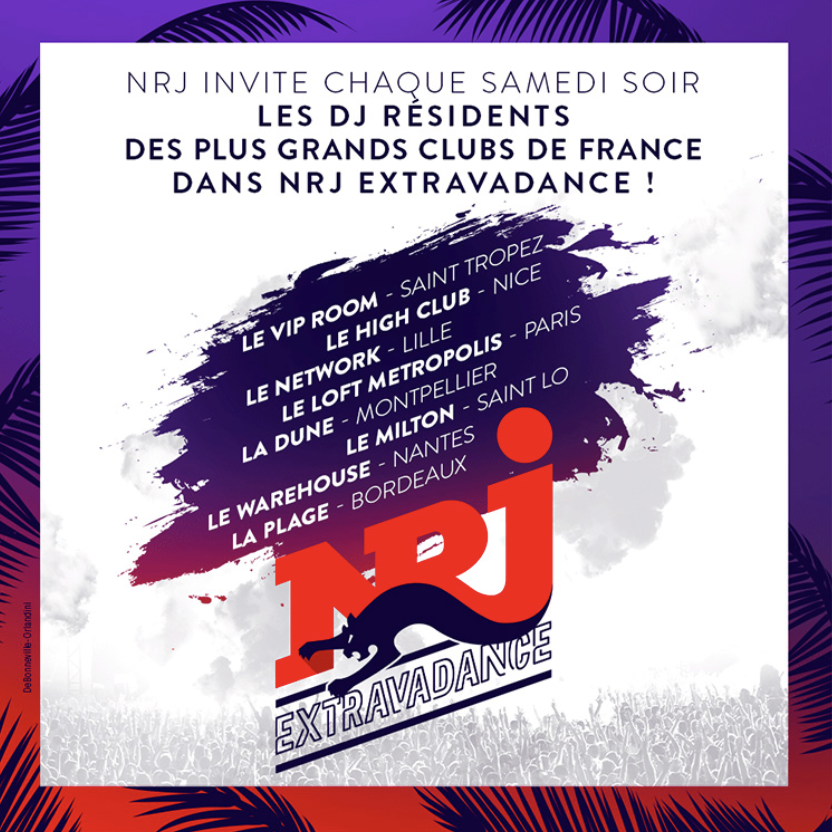 NRJ invite les clubs de France dans NRJ Extravadance