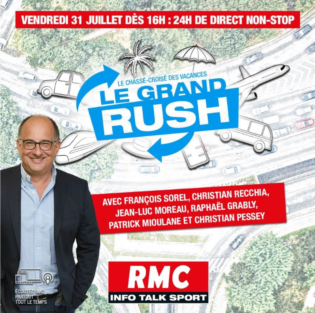 François Sorel prépare "Le Grand Rush" sur RMC