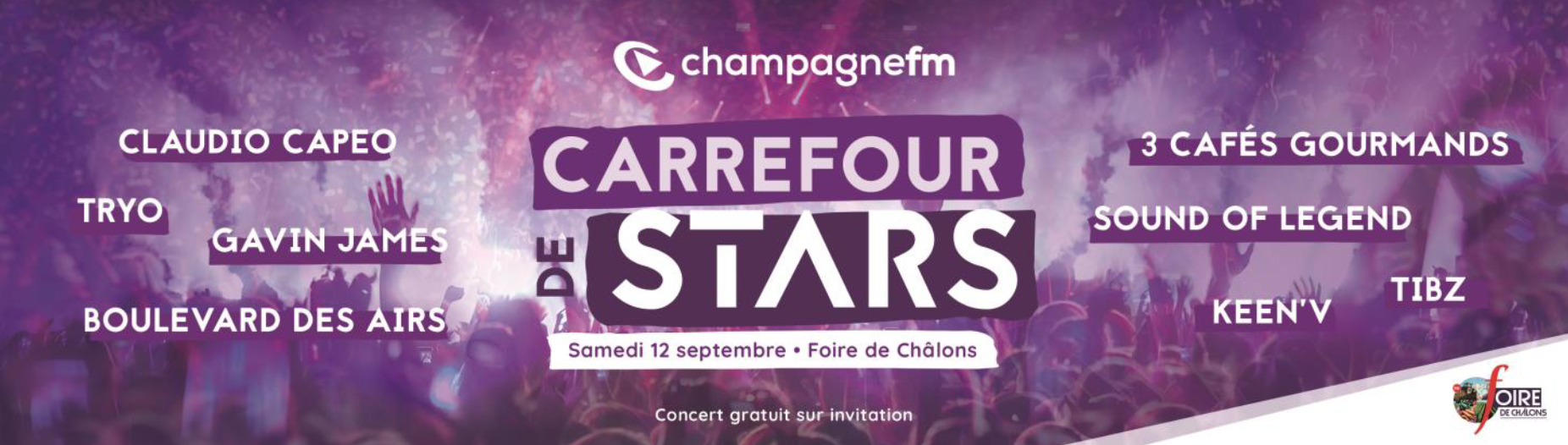 Annulation du "Carrefour de Stars" de Champagne FM