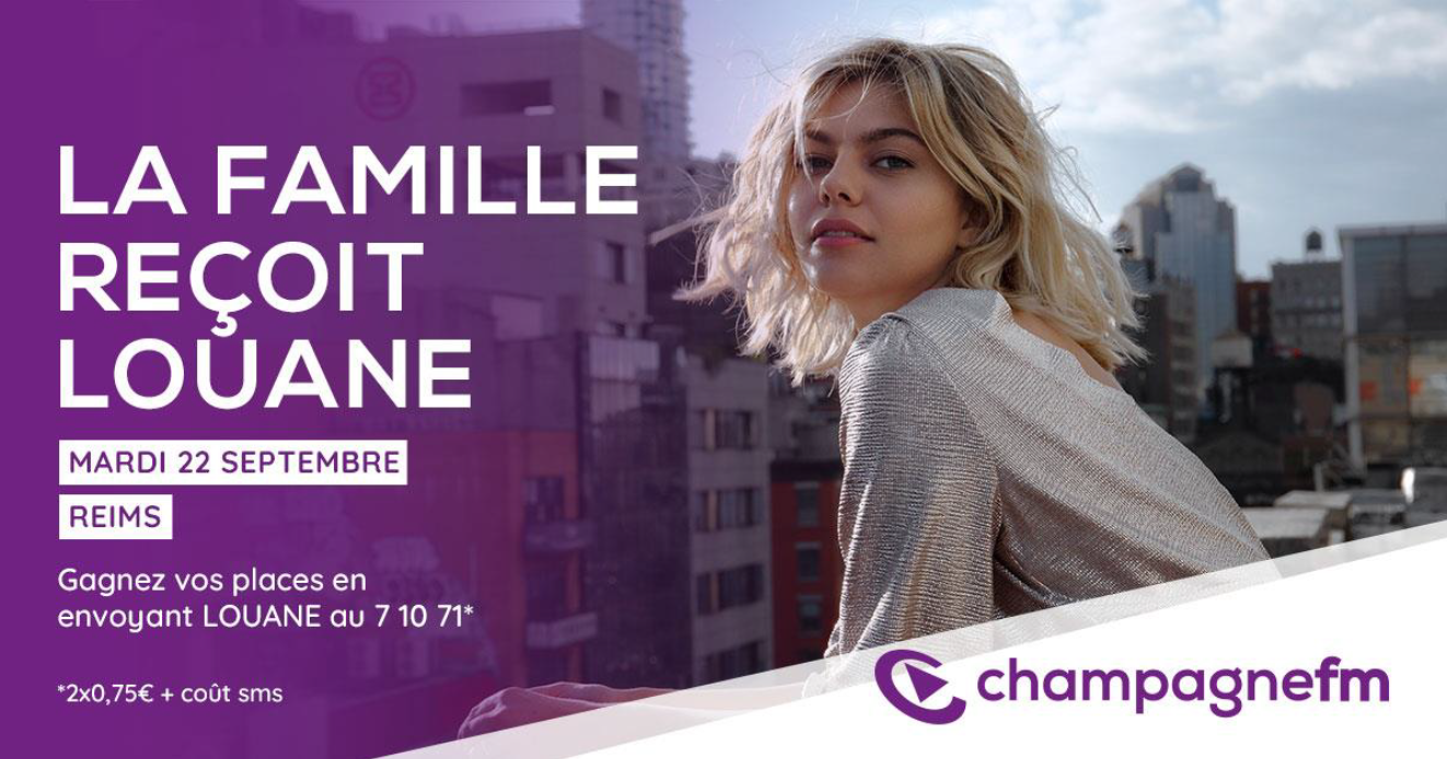 Champagne FM accueille la chanteuse Louane