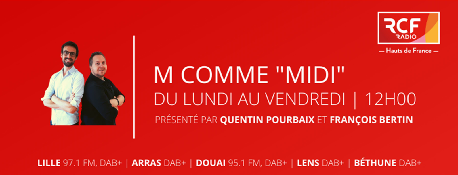 "M comme Midi", la nouveauté de la rentrée sur RCF Hauts-de-France