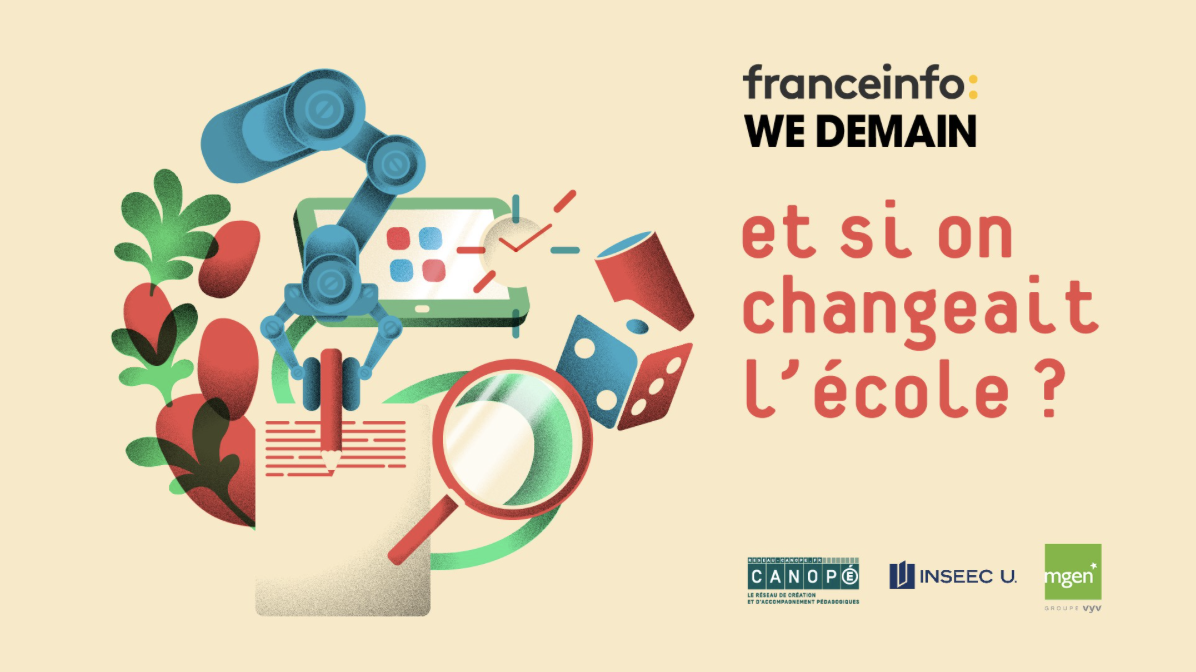 franceinfo et We Demain lancent le forum "Et si on changeait l'école ?"