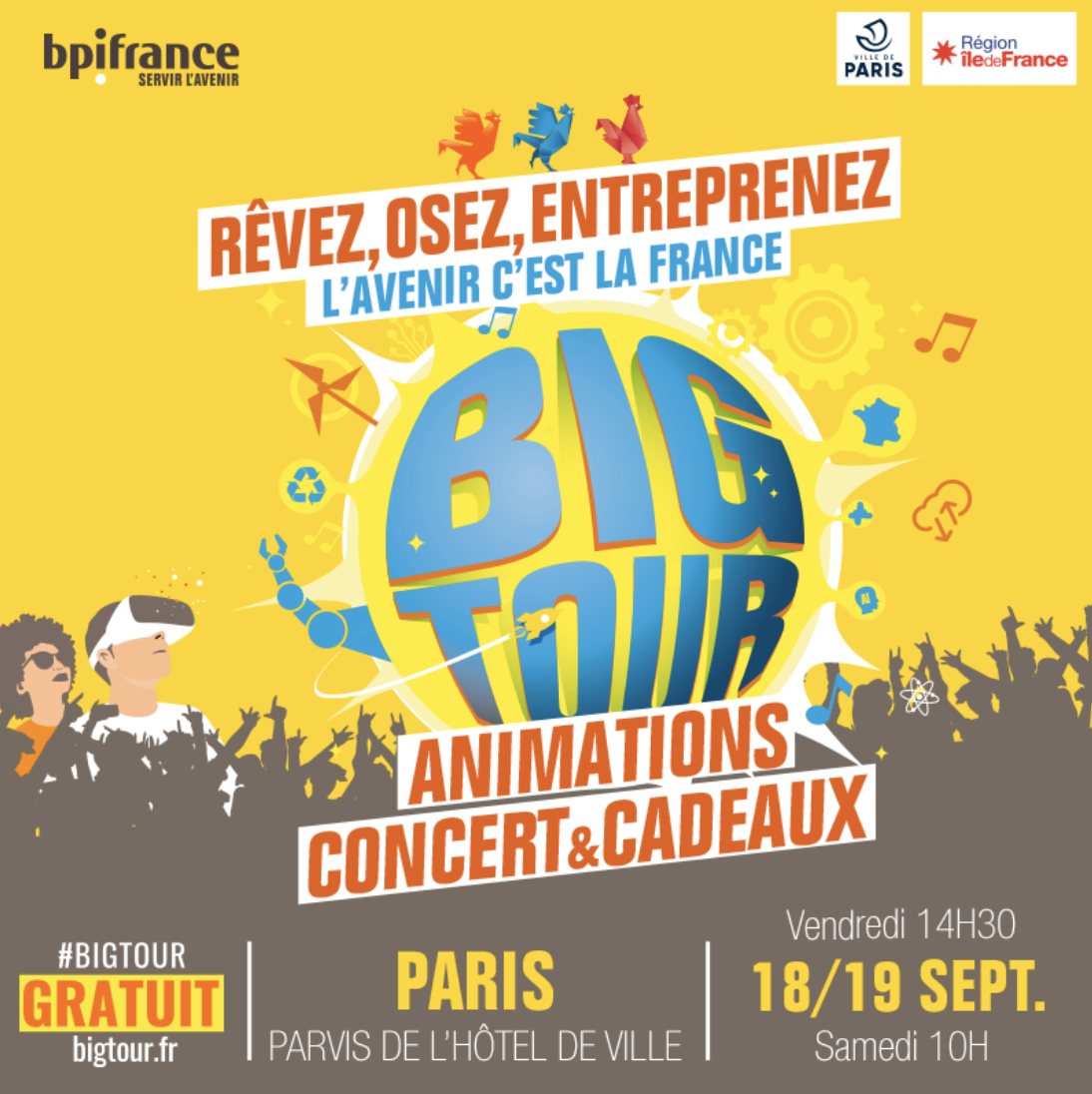 Radio FG au "Big Tour" à Paris