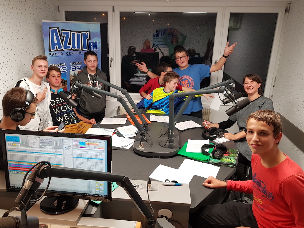 "Ados & Co", la section de jeunes encadrés par Sabrina Rondeau sur Azur FM