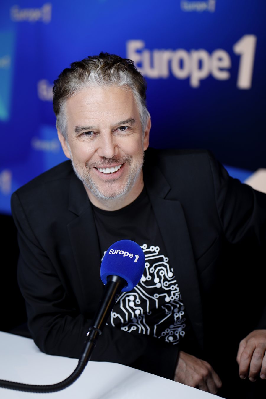 Philippe Vandel attaque une deuxième saison de Culture médias. © Pierre-Olivier - Capa Pictures - Europe 1.