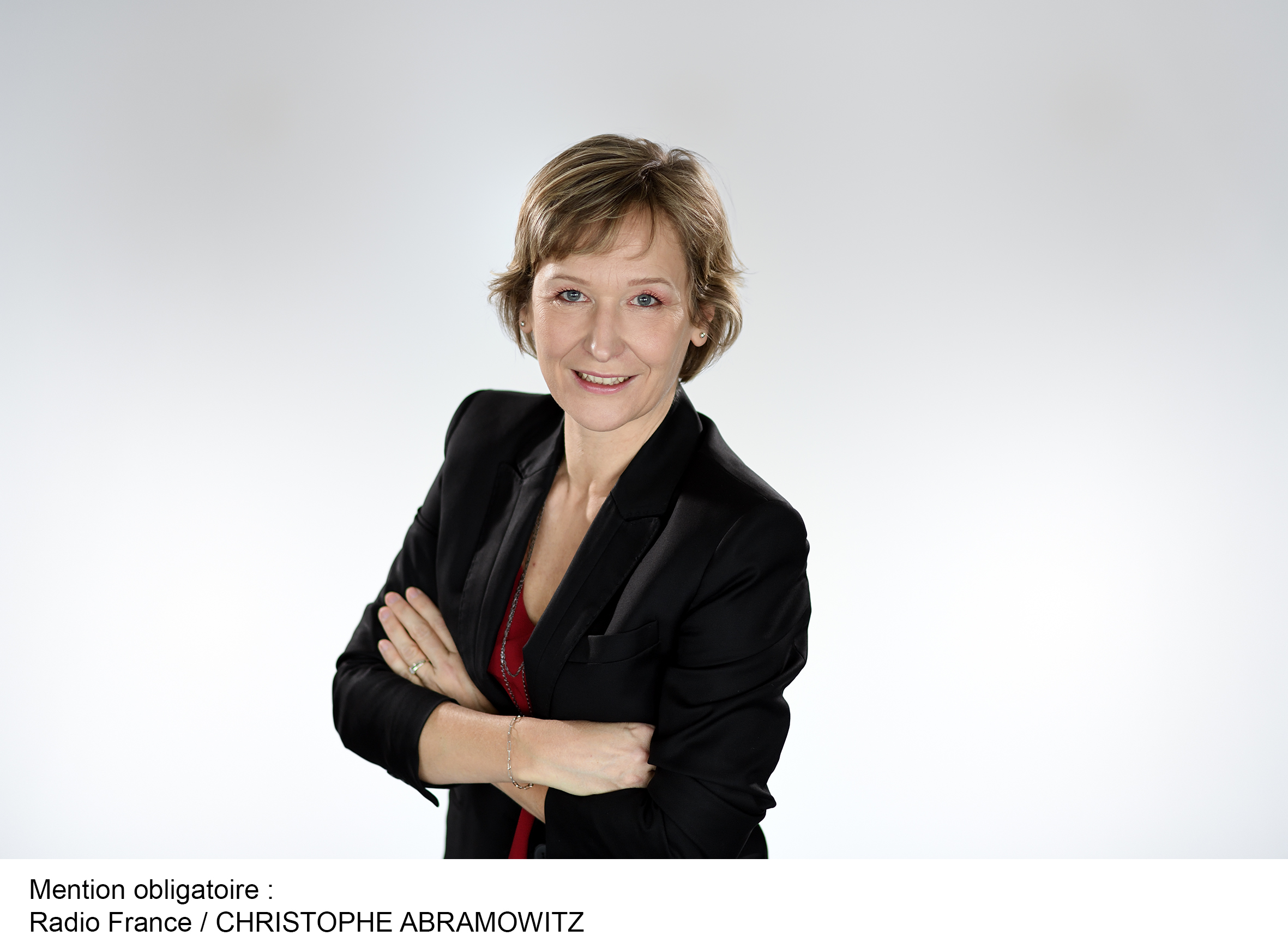 Sandrine Martel, secrétaire générale de France Bleu. © Radio France / Christophe Abramowitz.