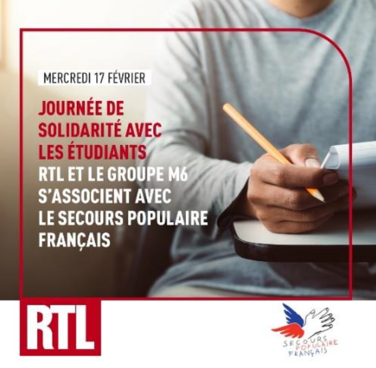 RTL lance un appel aux dons avec le Secours Populaire