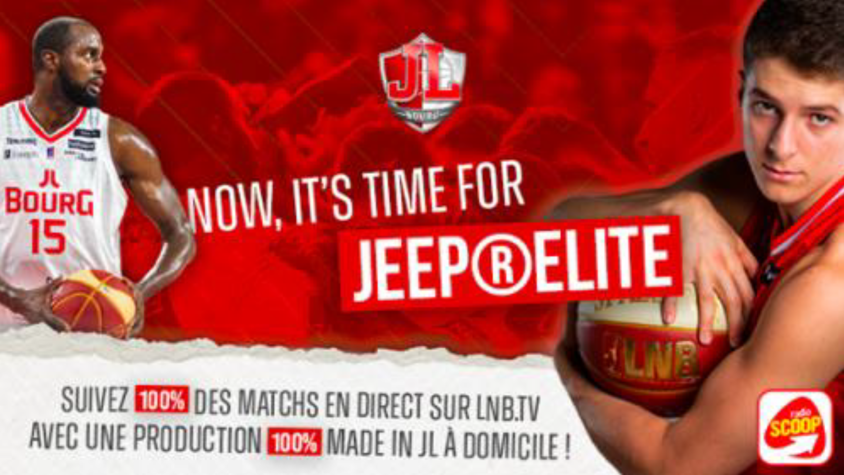 Radio Scoop et la JL Bourg débarquent sur LNB.TV