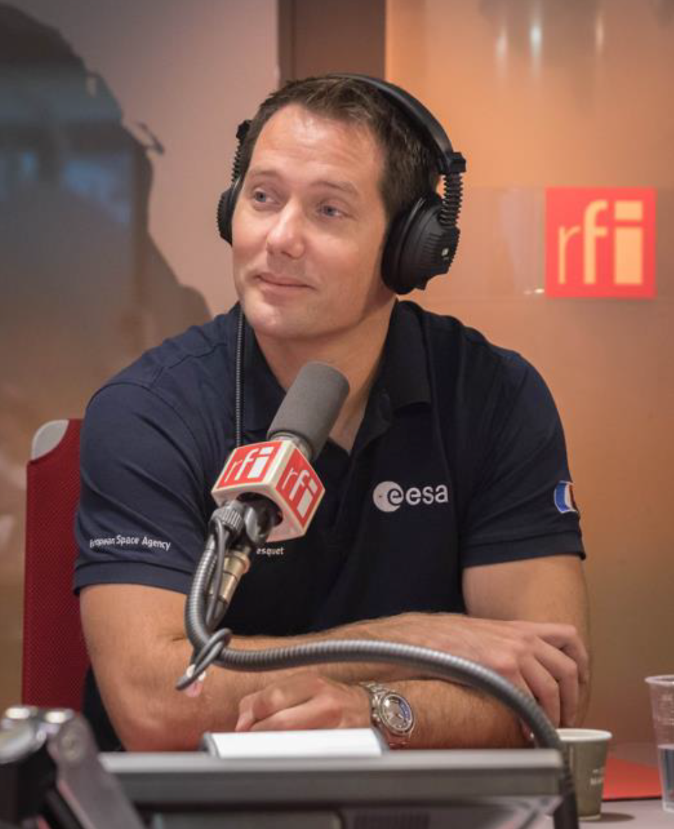 L'envol de Thomas Pesquet vers l'ISS sur RFI