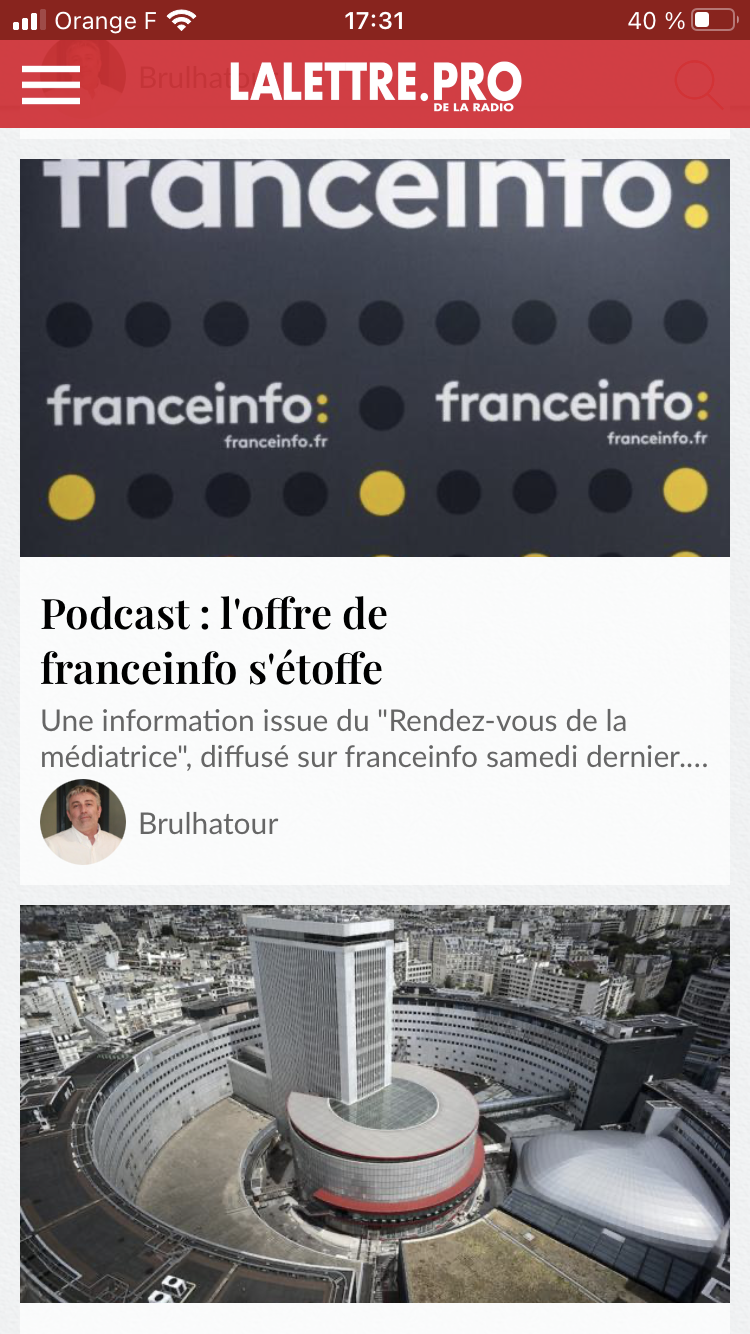 Téléchargez l'application gratuite de La Lettre Pro