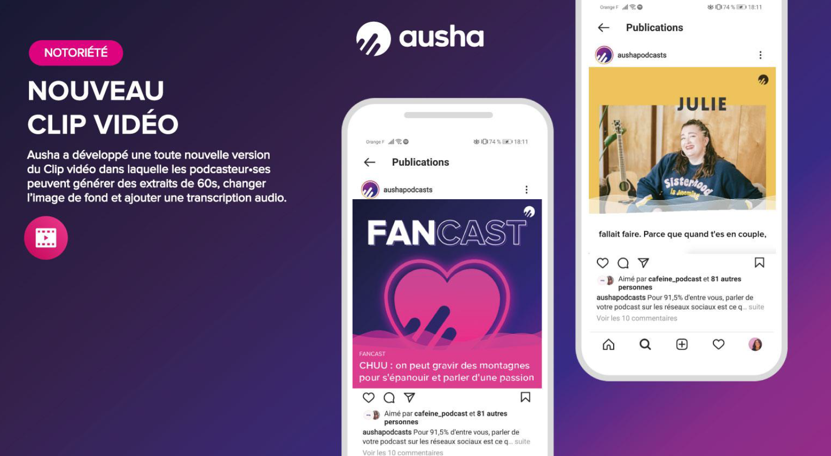 Ausha se positionne comme la plateforme avec tous les outils du Marketing du Podcast