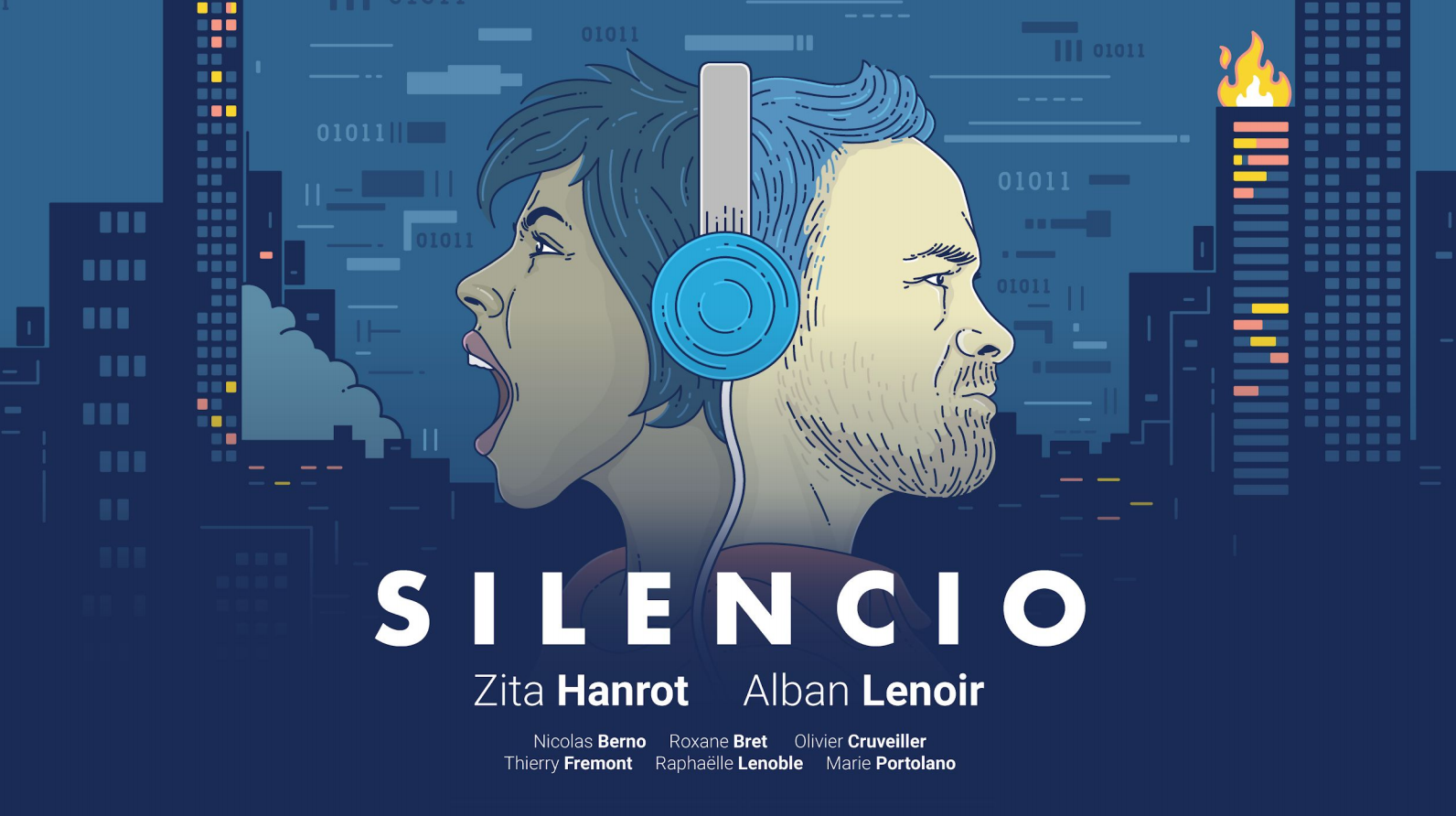 Silencio est mis en musique par Simon Lauris. La série qui compte 10 épisodes sera diffusée à partir du 3 mai.
