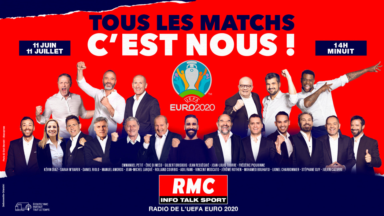 Euro : 51 matches à suivre sur RMC