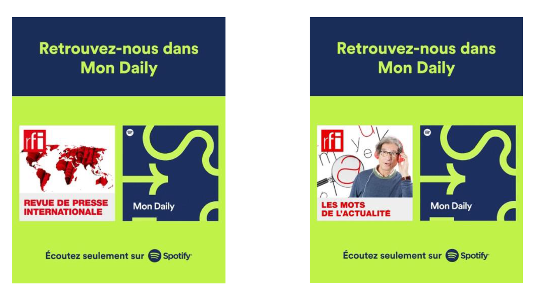Spotify : RFI fait son entrée dans "Mon Daily"