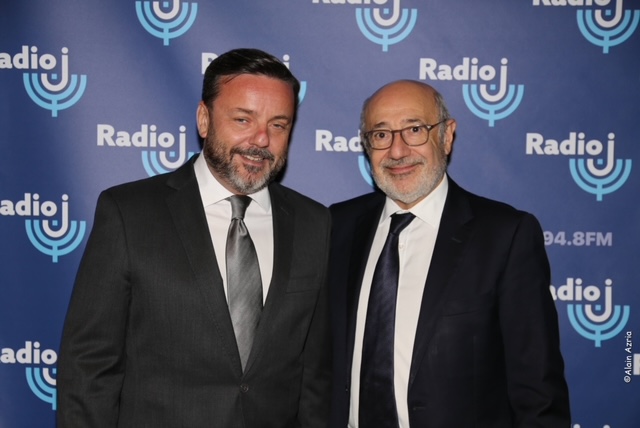 Emmanuel Rials en compagnie de Francis Kalifat, Président du CRIF