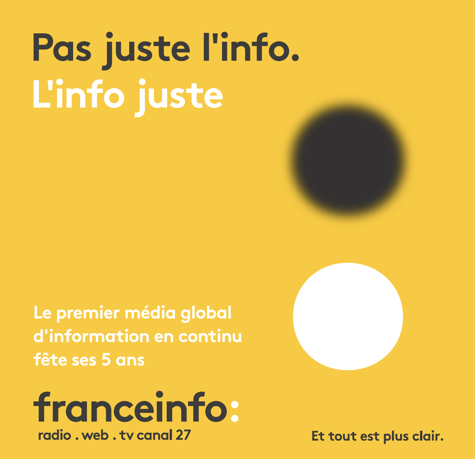 Le média global franceinfo fête ses 5 ans