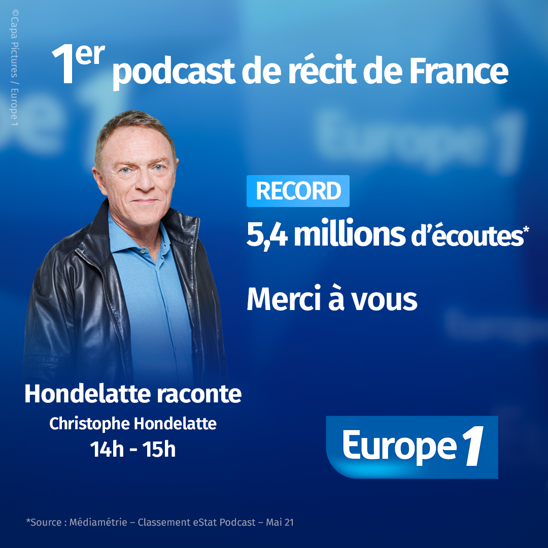 Christophe Hondelatte, le champion du podcast