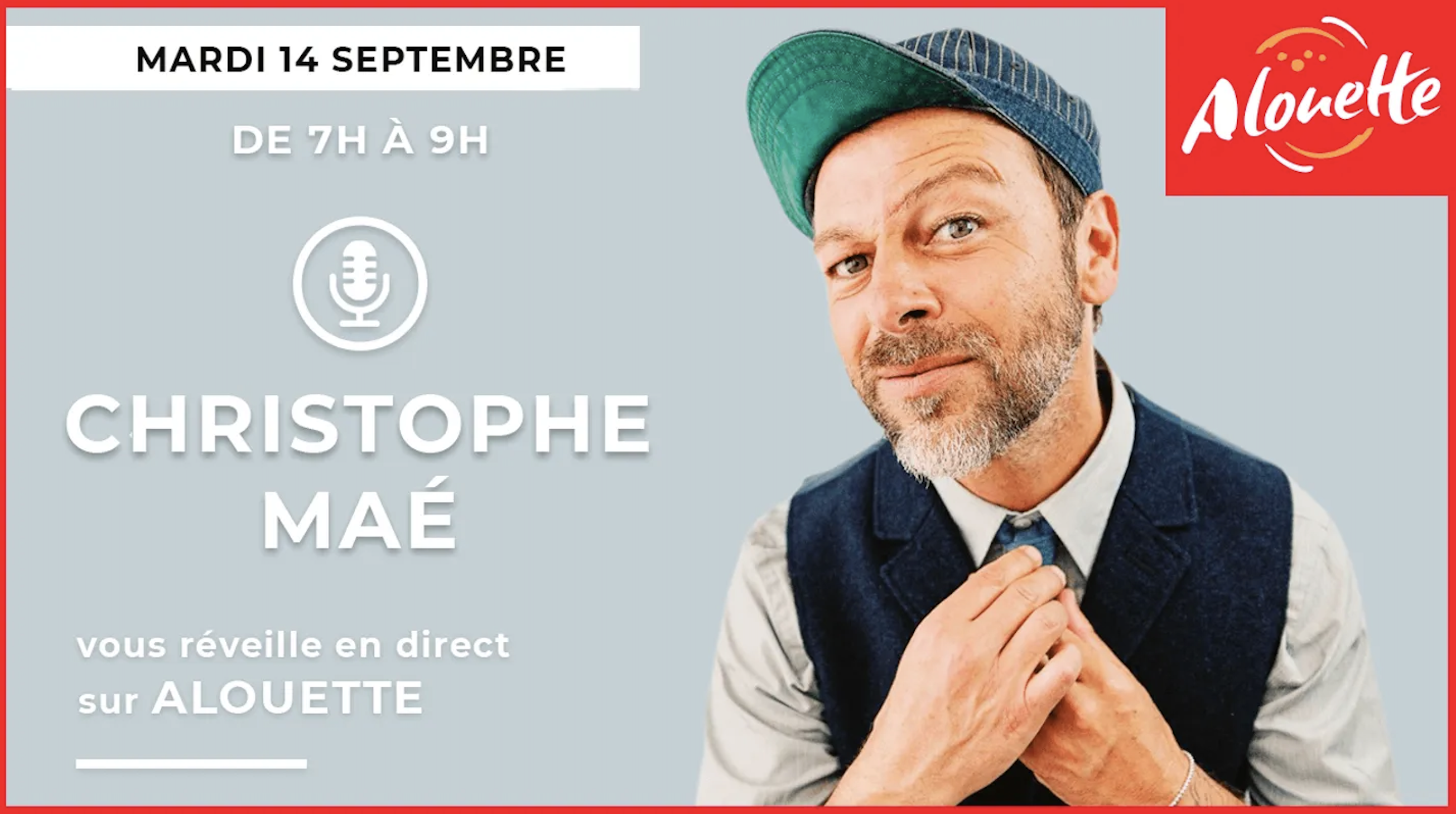 Alouette : Christophe Maé, premier invité de la saison