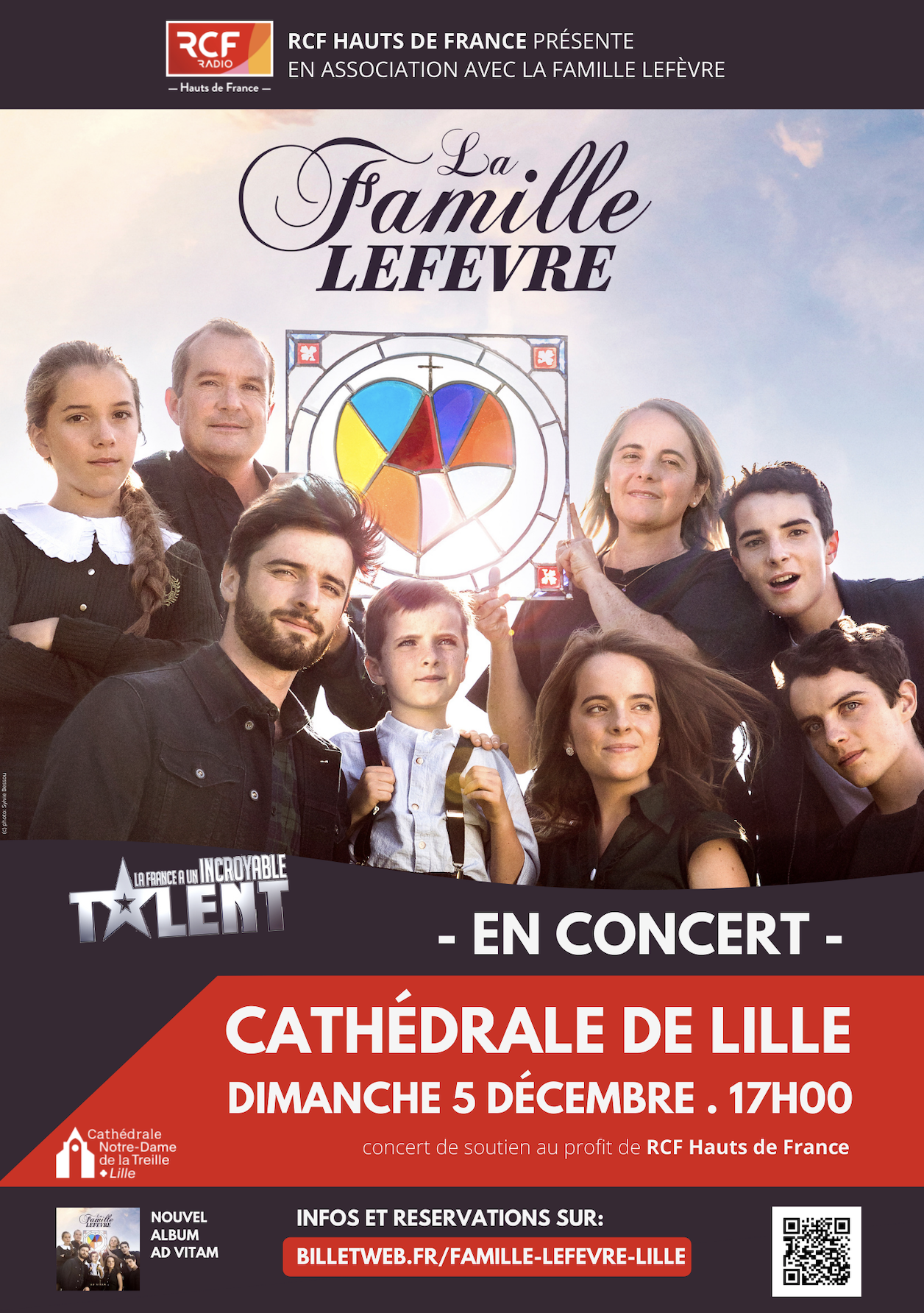 La Famille Lefèvre en concert avec RCF Hauts-de-France