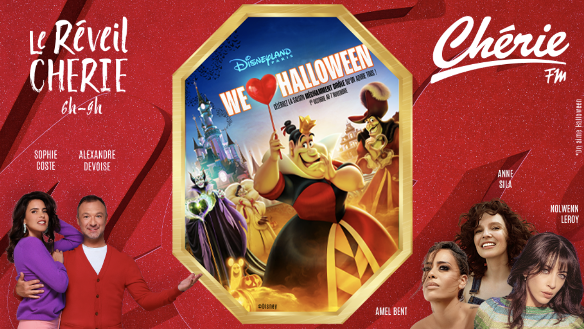 Pour Halloween, Chérie FM s'installe à Disneyland Paris