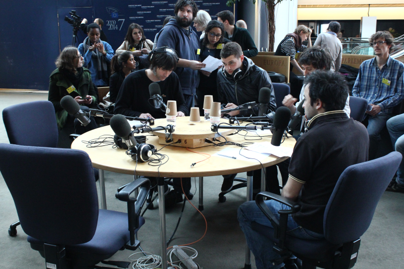 Radio Campus au Parlement Européen