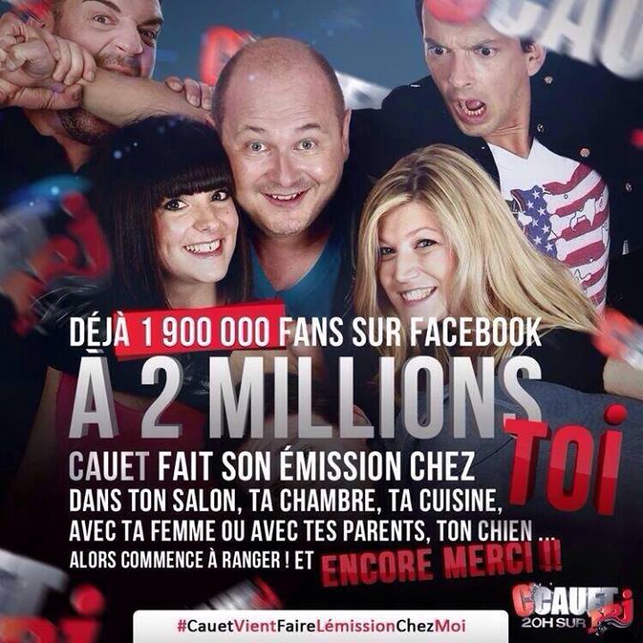 Le hashtag #CauetVientFaireLémissionChezMoi a été créé afin de faire monter la pression.