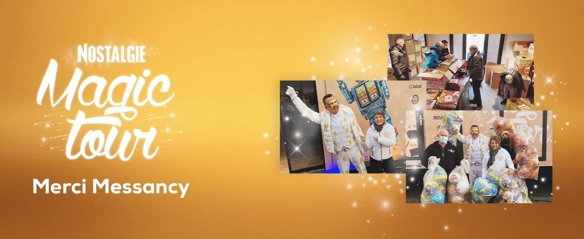 Succès pour la première étape du Nostalgie Magic Tour