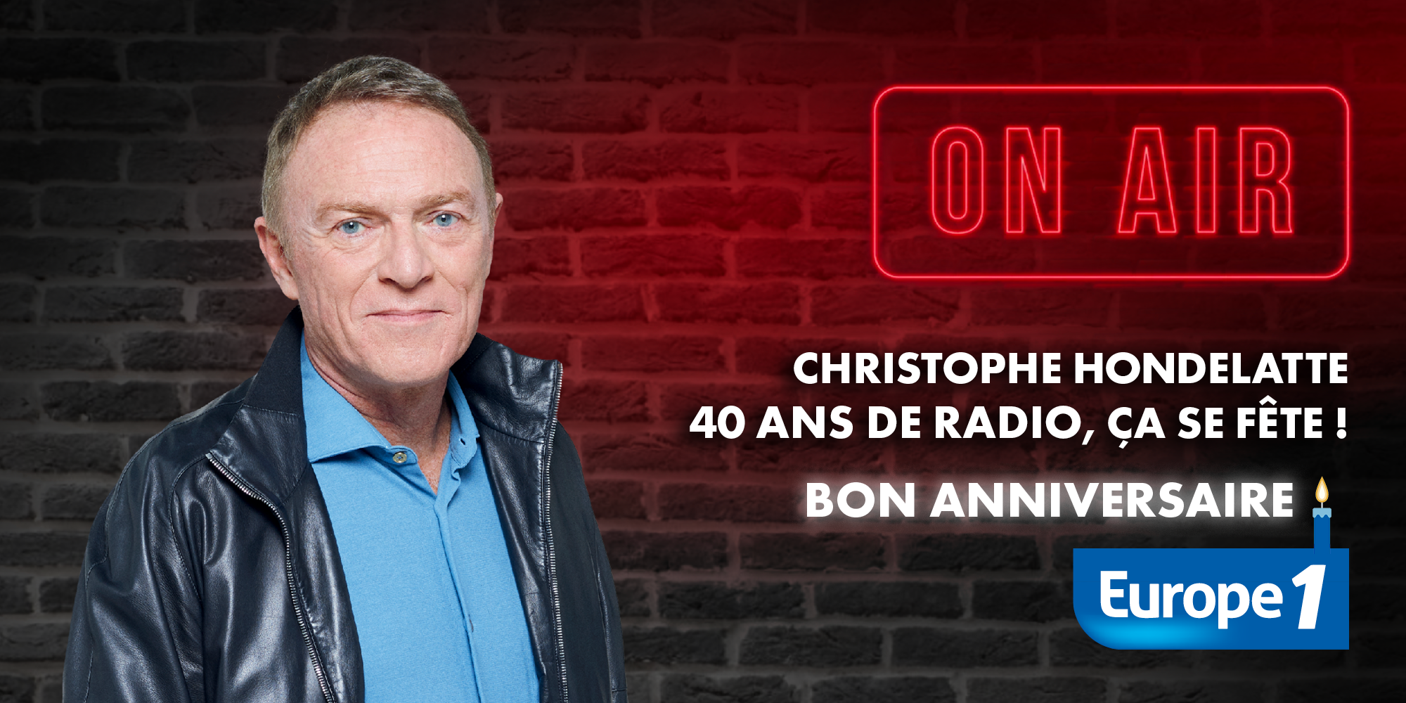 Christophe Hondelatte a fêté ses 40 ans de radio
