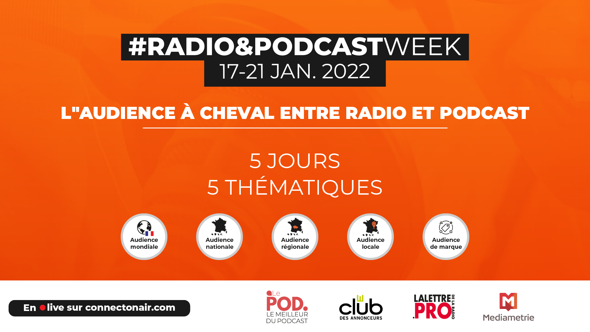 Le programme de la Radio&Podcast Week