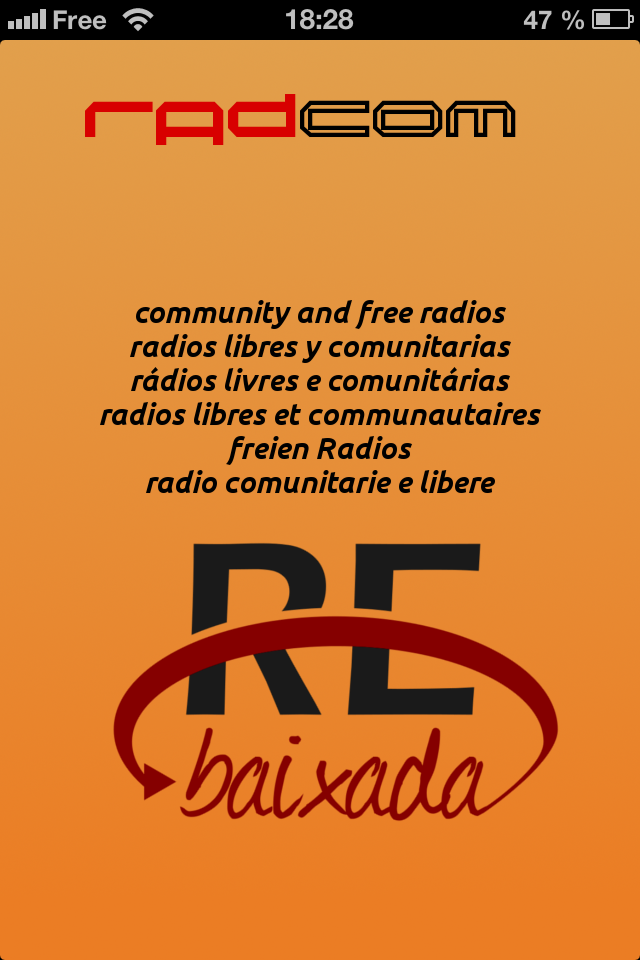 L'application RadCom pour écouter les radios associatives