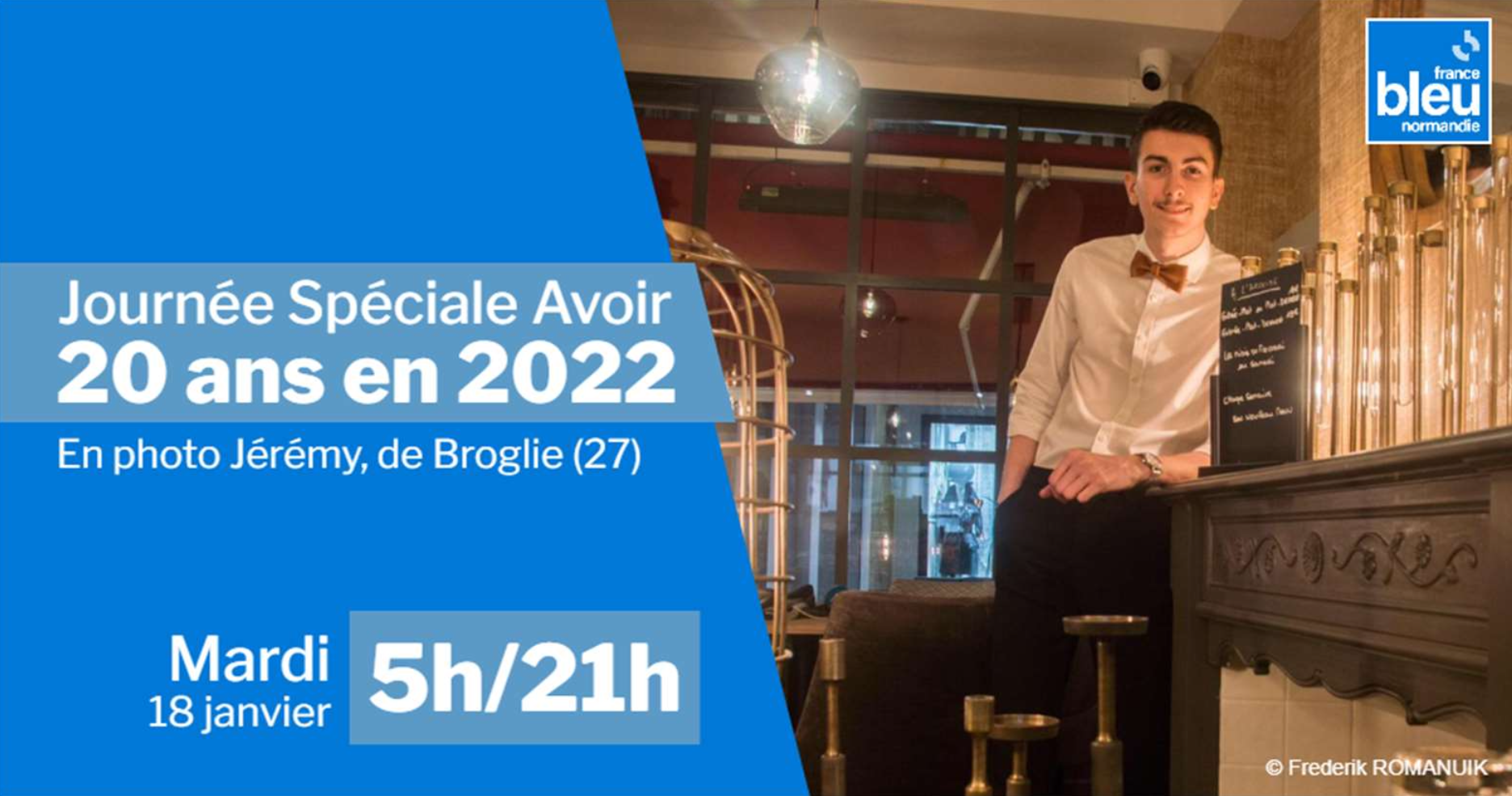 "Avoir 20 ans en 2022" : une journée spéciale sur France Bleu Normandie