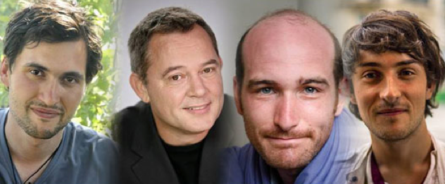 Pierre Torrès, Didier François, Nicolas Hénin et Edouard Elias par Benoit Schaeffer