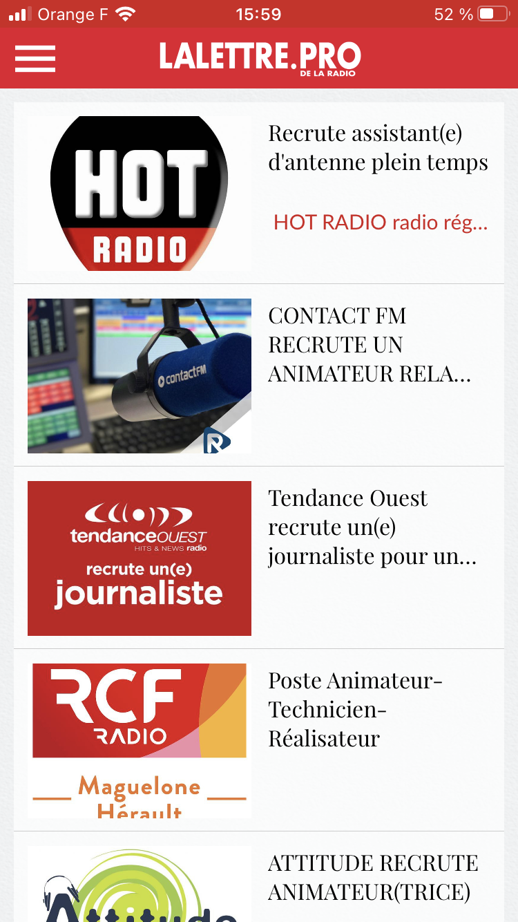 Téléchargez l'application gratuite de La Lettre Pro
