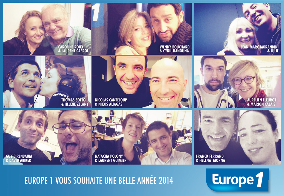 Europe 1 en mode Selfie dans l'édition de ce matin du quotidien Le Parisien