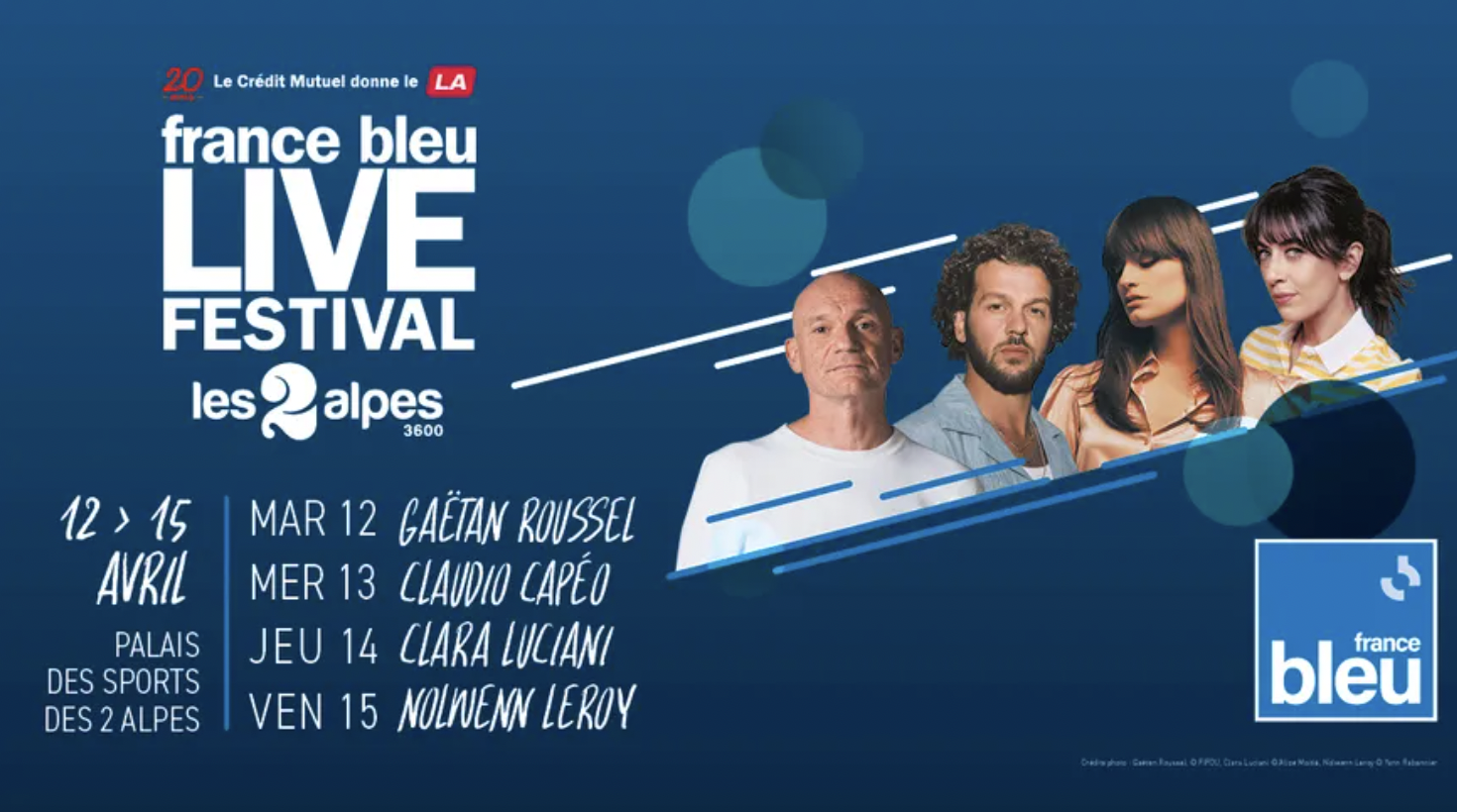 Le France Bleu Live Festival revient aux 2 Alpes